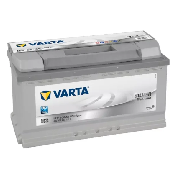 BATTERIE VARTA SILVER DYNAMIC H3 12V 100AH 830A