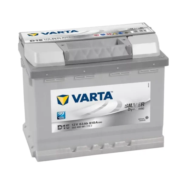 BATTERIE VARTA SILVER DYNAMIC D15 12V 63AH 610A